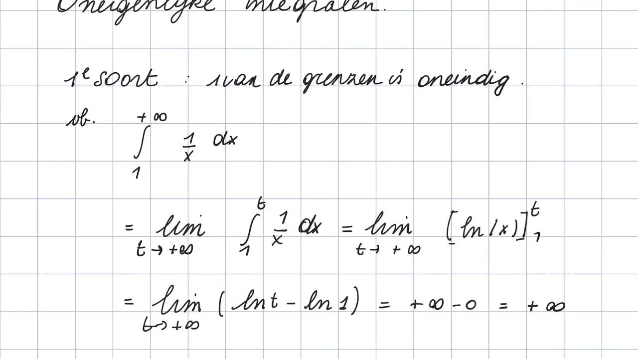 Oneigenlijke integralen
