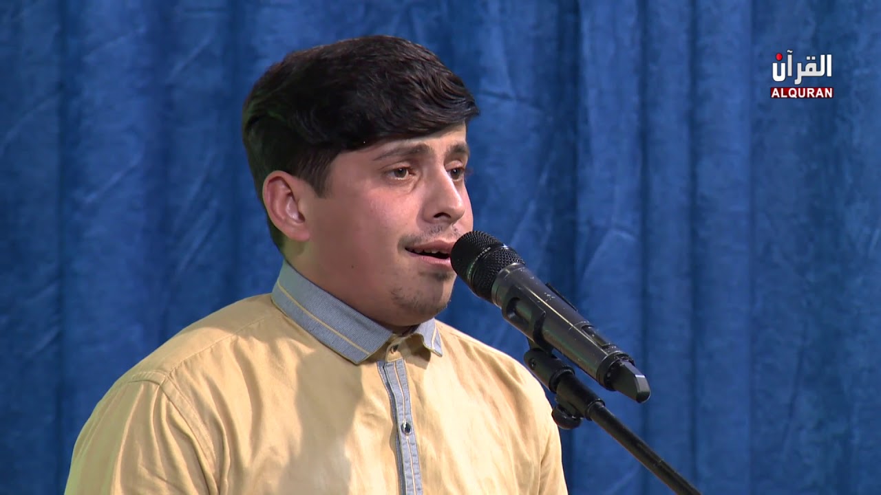 أذان المتسابق سجاد محمد حطاب المشارك في مسابقة هدى للمتقين من محافظة بغداد