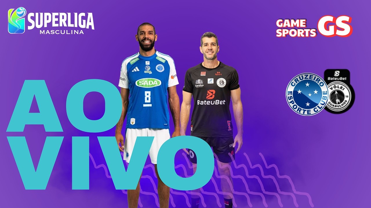 CRUZEIRO X GUARULHOS - AO VIVO - SUPERLIGA MASCULINA
