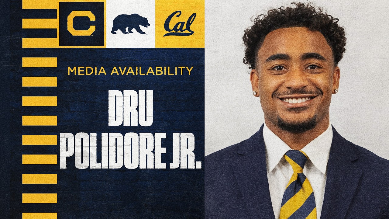 Cal Football: Dru Polidore Jr. Media Availability (3.19.2026)