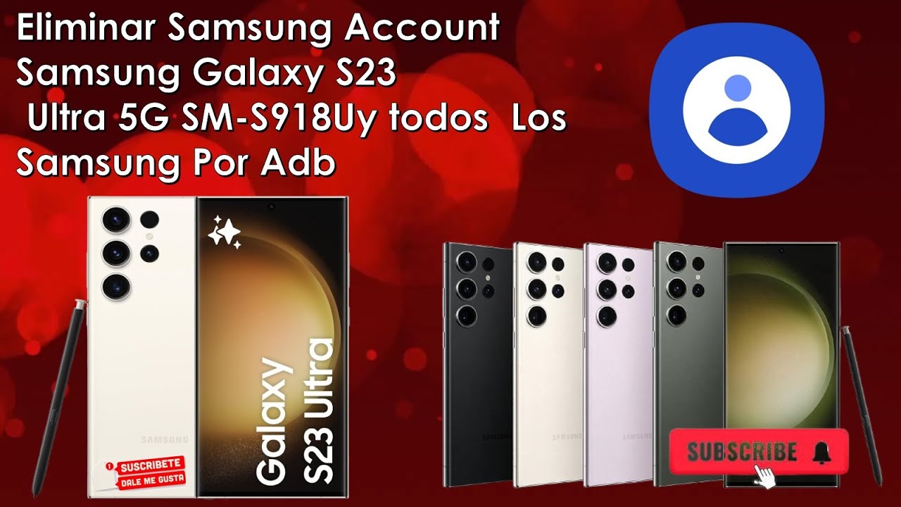 Eliminar cuenta Samsung Galaxy S23 Ultra y Desactivar  Bloqueador Automático todos Los Samsung