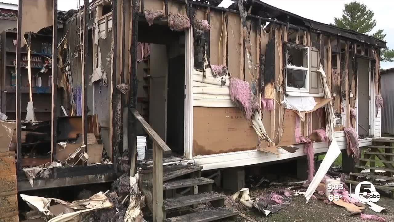 Massive fire at Ashtabula County's largest dairy farm