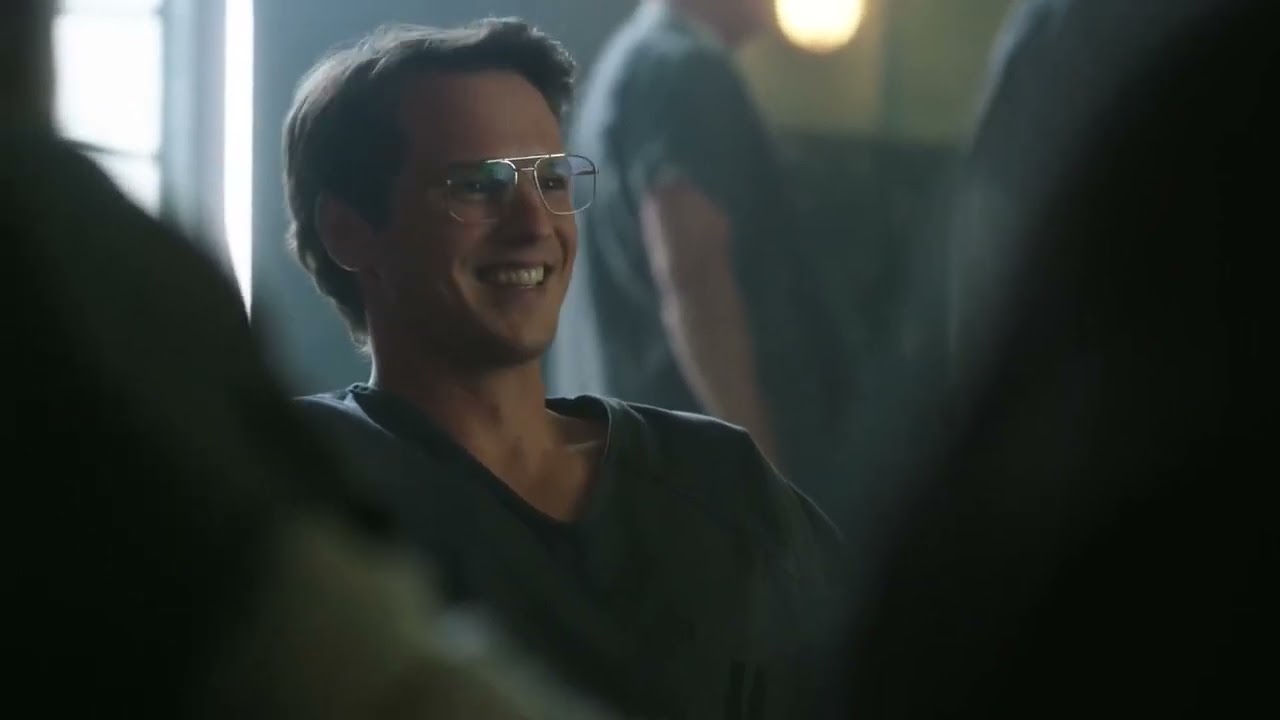 vigilante prison fight scene peacemaker season 1