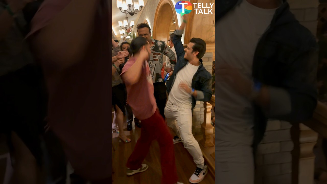 Neil Bhatt DANCES to 'Bachna Ae Haseeno' with Orry at Tehelka's birthday bash 🔥 #shorts #neilbhatt
