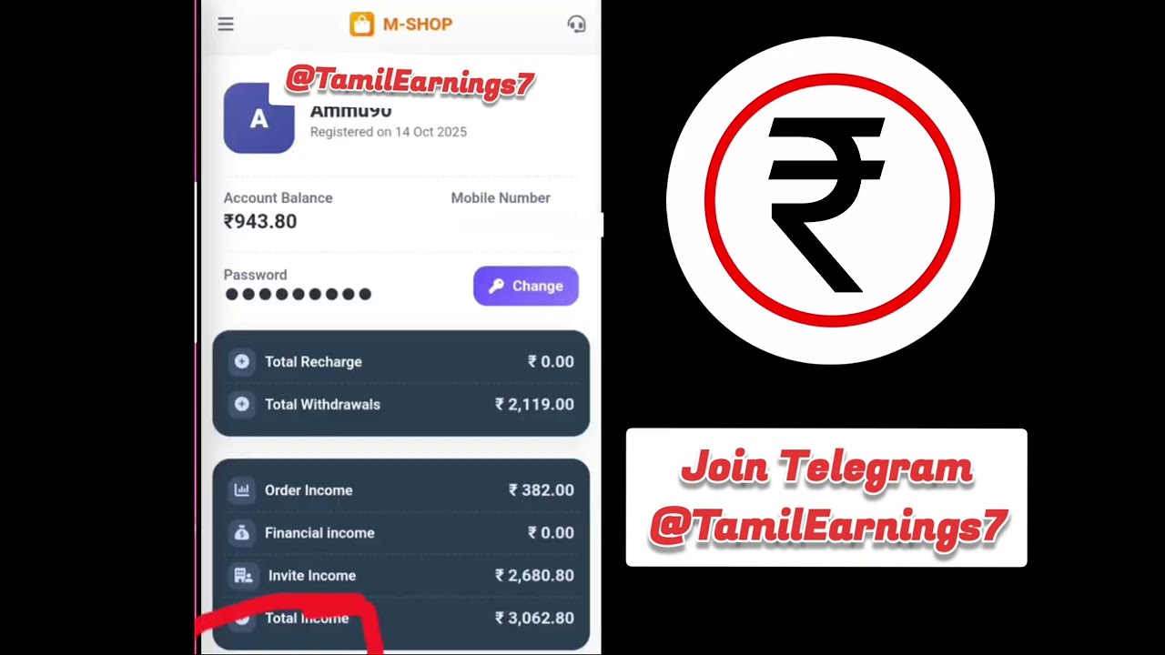 Mshop App Tamil  |Best Money earning app tamil |Online money earning tamil #tamilearnings7