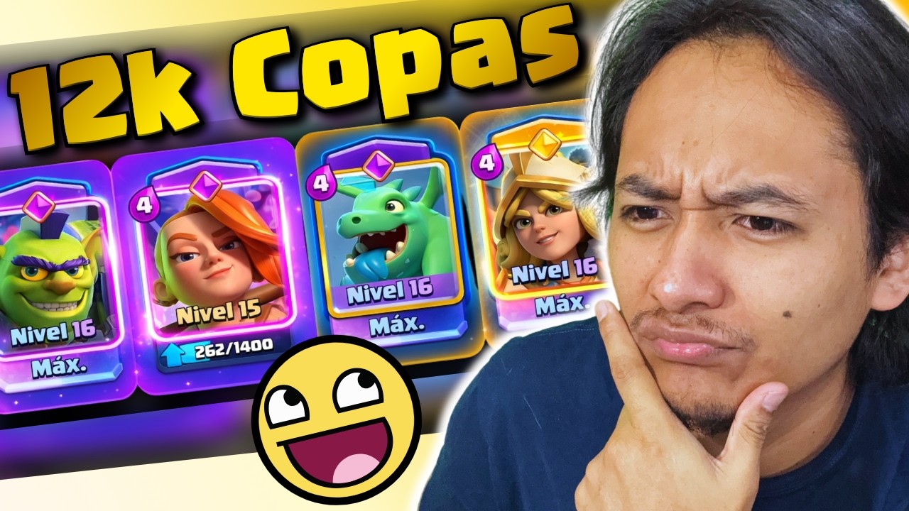 😮‍💨Pruebo mis mazos favoritos en las 12 mil copas | ¿Termina bien o mal? ☠️