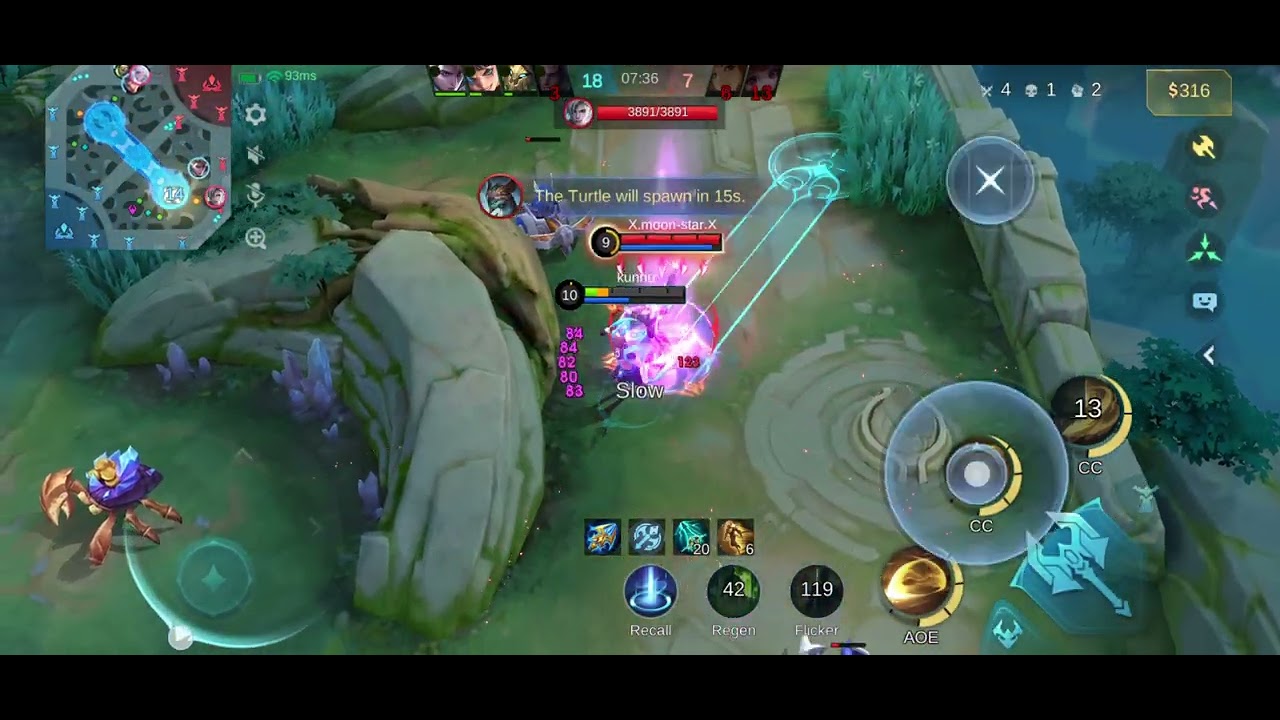 After a break comeback game @MobileLegends5v5MOBA 