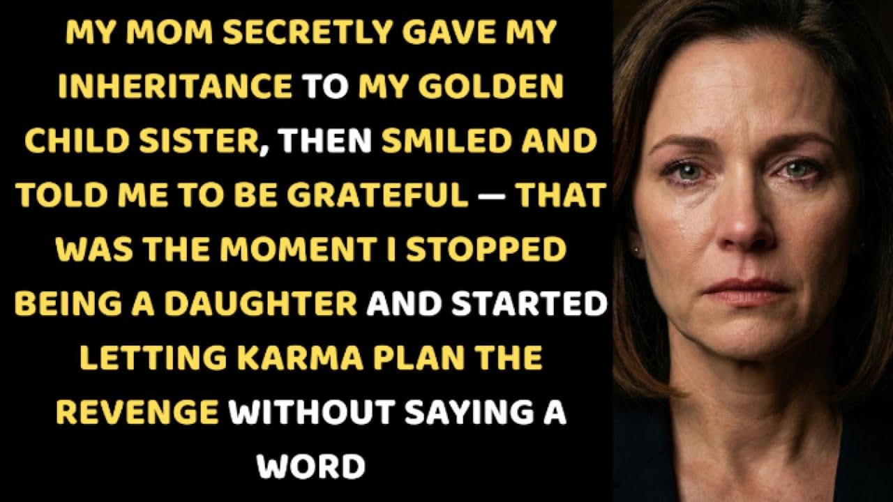 My Mom Gave My Inheritance to My Golden Child Sister — So I Let Karma Handle the Revenge