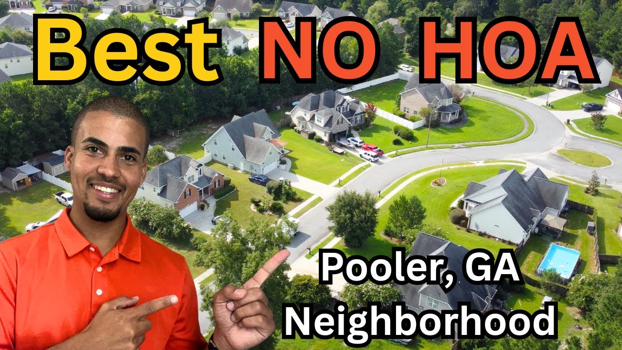 Best NO-HOA Neighborhood in Pooler GA