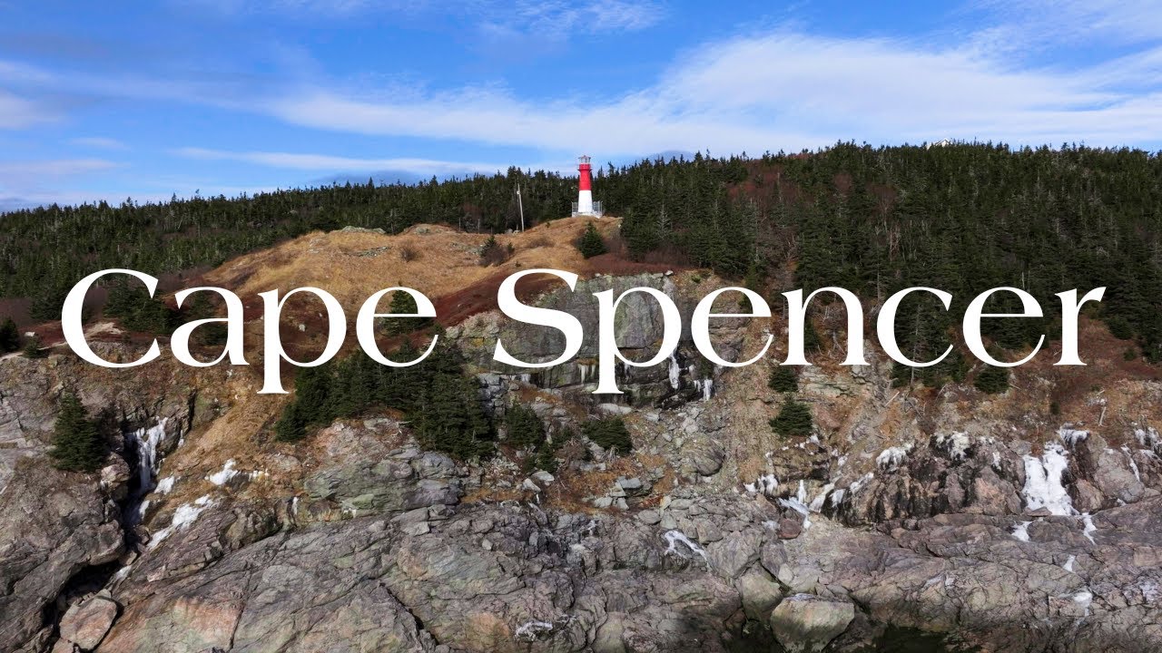 Cape Spencer Lighthouse New Brunswick Drone Video