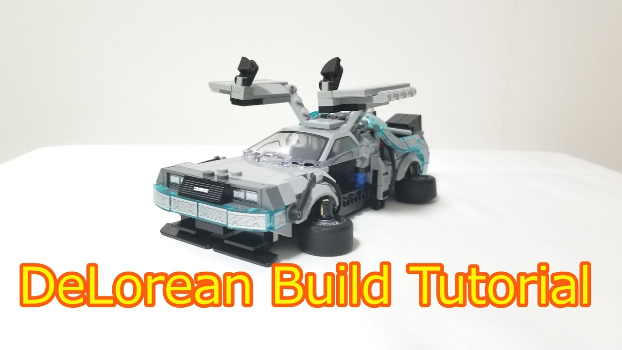 LEGO 7256 Delorean Time Machine MOD Tutorial (Back to the Future)