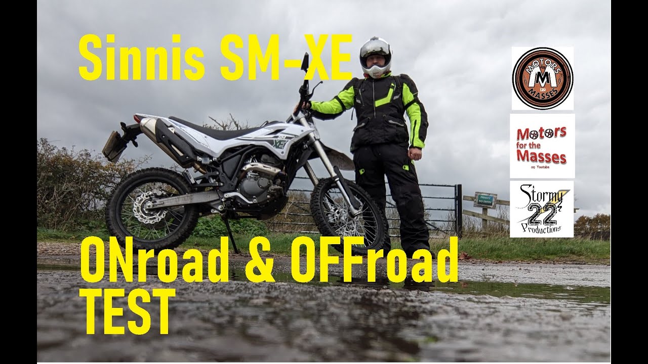 Sinnis SM-XE ONroad & OFFroad test