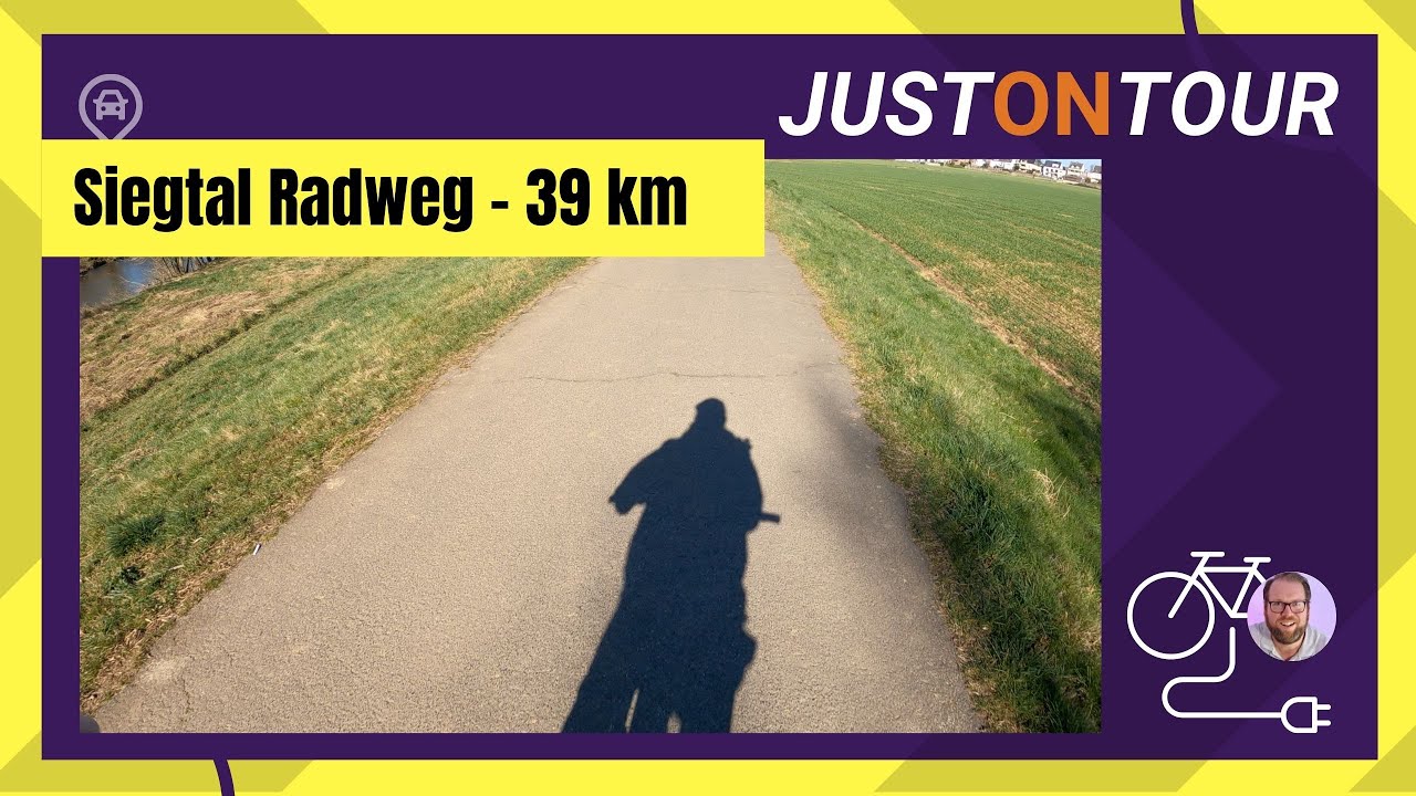 E-Bike Tour: Siegtal-Radweg von Siegburg - &uuml;ber Mondorf, Grau-Rheindorf, am Rhein entlang #39 km