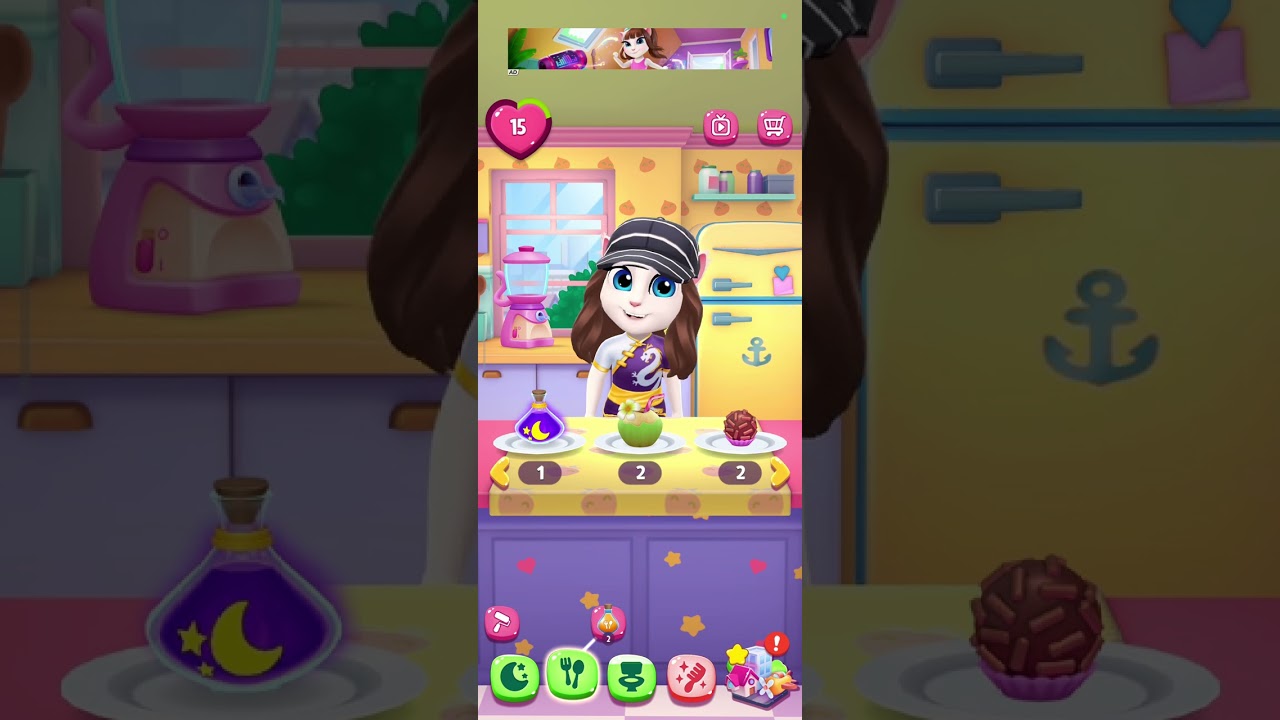 MY TALKING ANGELA 2. PLAY WITH ME GAMEPLAY WITHME #talkingangela #games #talkingangela2newupdate2023