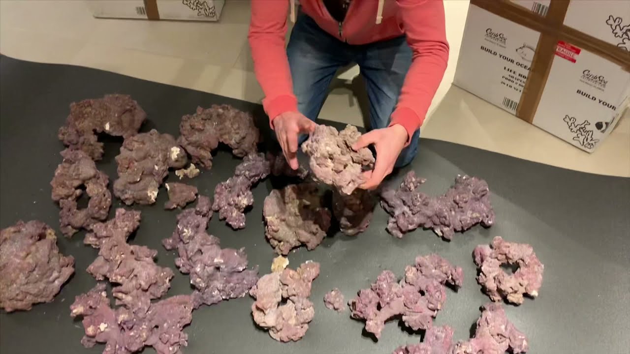 Meerwasseraquarium Teil1 - Aufbau, Verrohrung, Riffaufbau, Start
