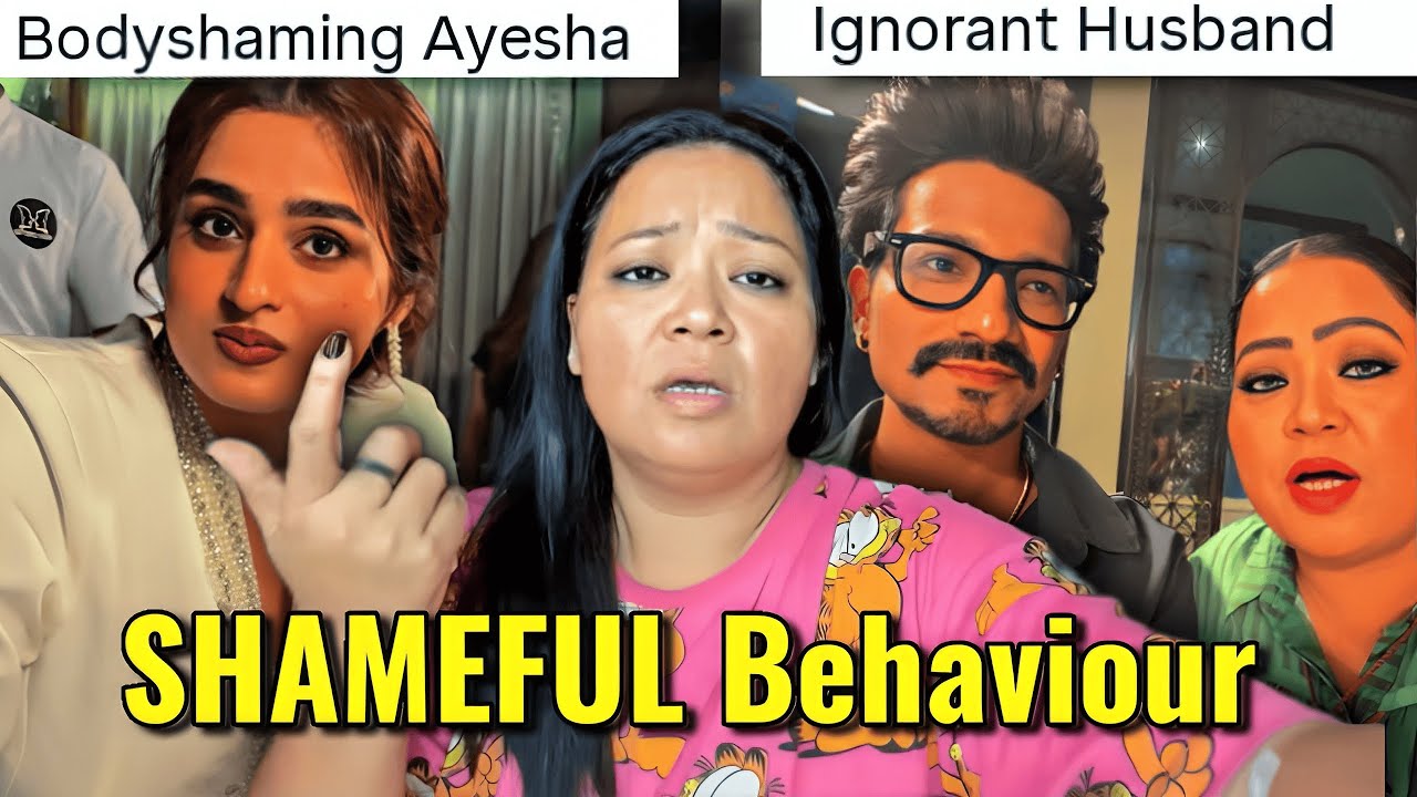 BHARTI SINGH DISRESPECTING AYESHA KHAN & HER NANNY RUPA | HARSH'S WEIRD BEHAVIOUR IN VLOG