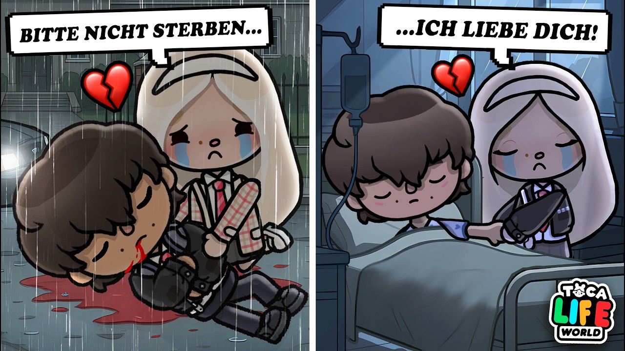 ⚠️ DER BAD BOY HAT EINEN UNFALL 💔 WIRD ER ES ÜBERLEBEN 😭 TEIL 8 👑TRAGISCHE LIEBES GESCHICHTE DEUTSCH