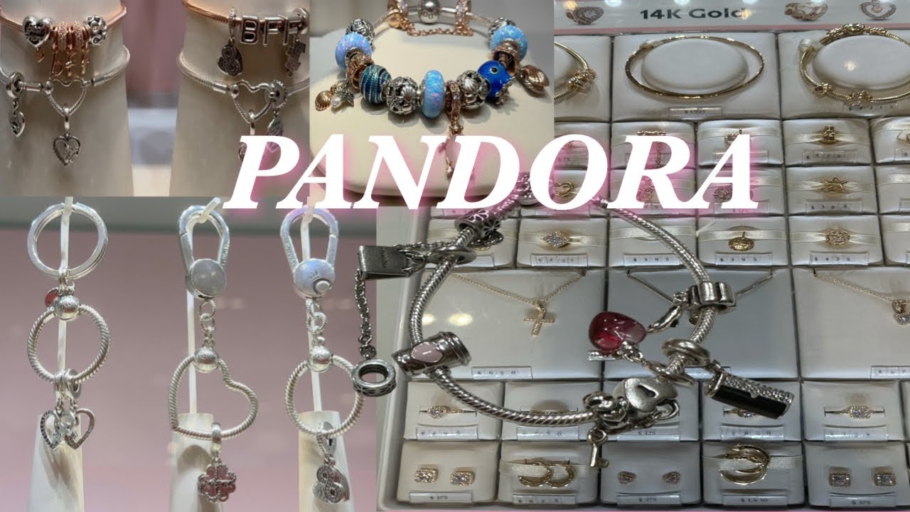 PANDORA JEWELRY SHOPPING 🛍️ #charms #bracelet #necklace #pandora