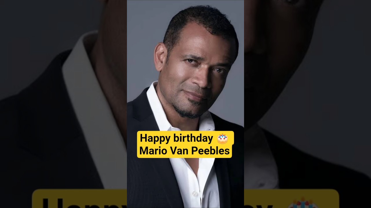 Happy birthday 🎂 Mario Van Peebles ❤️ 