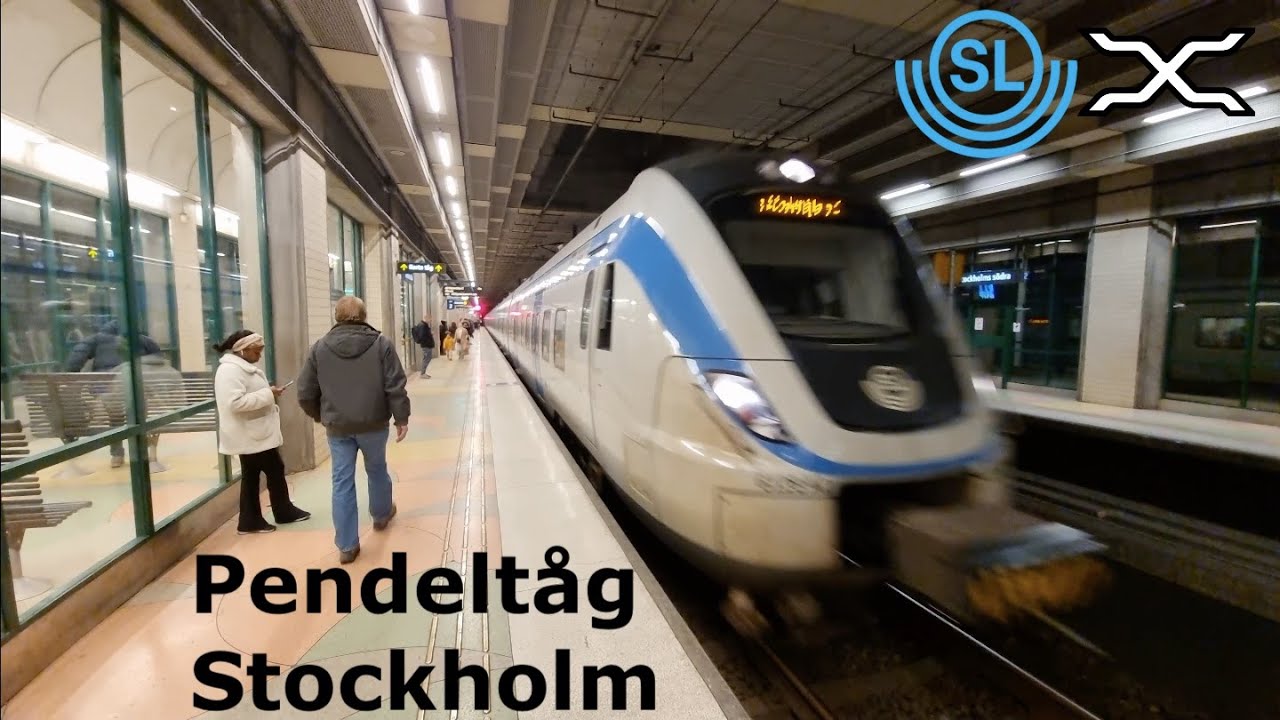 Pendeltåg Stockholm | Commuter rail | SL | Sweden | 2022 | Platform screen doors