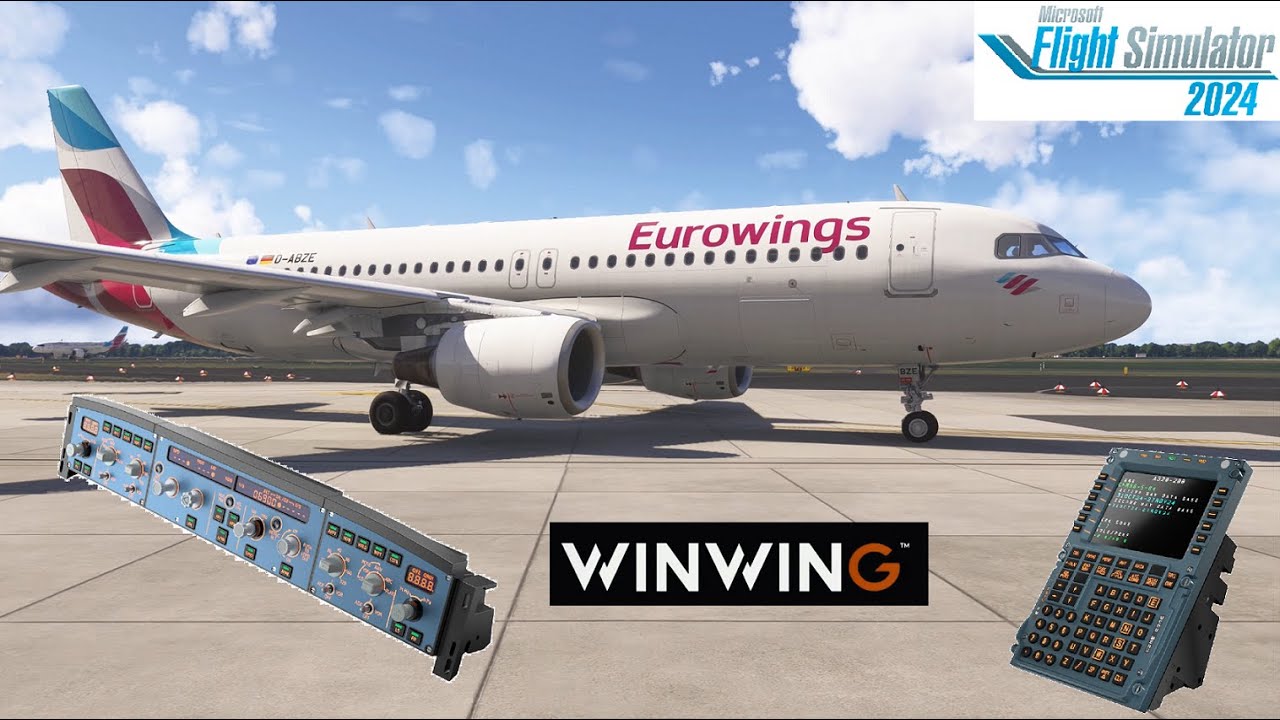 FS2024 | FENIX A320 | Winwing FCU+EFIS MCDU | EDDL - EDDW | 4K