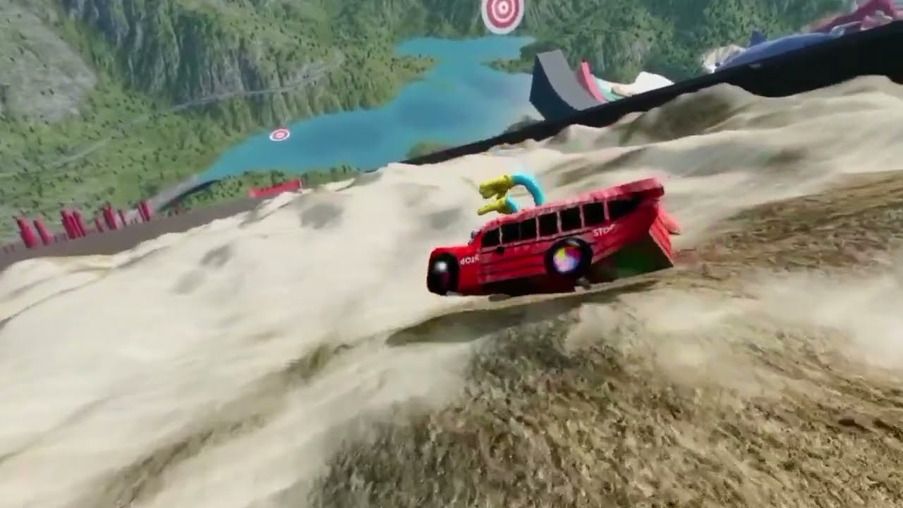 Big & Small McQueen vs Chick Hicks vs Tow Mater vs King Dinoco vs Duch Hudson - BeamNG.Drive