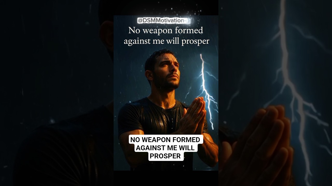 No Weapon🌟 Formed Against Me Will Prosper