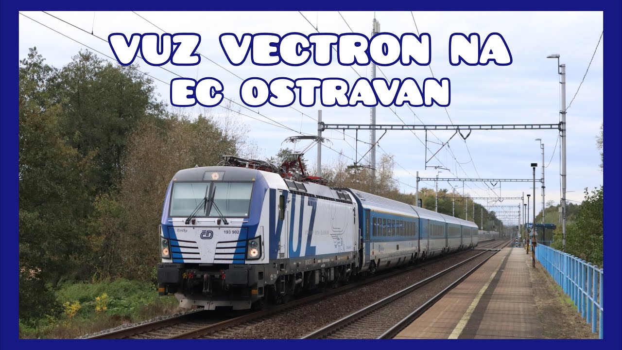 VUZ Vectron 193 902 na vlacích EC Ostravan • 10.10.2024