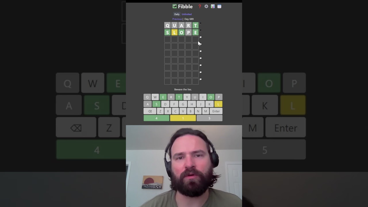 WORDLE HAS SO MANY LIES #fibble #wordle