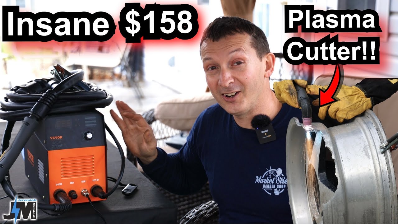 Обзор плазменного резака Vevor ~ Может ли плазменный резак пилотной дуги CUT-50P резать толстый м...