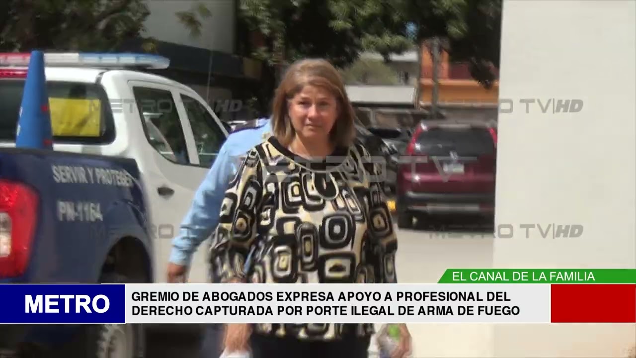 GREMIO DE ABOGADOS EXPRESA APOYO A PROFESIONAL DEL DERECHO CAPTURADA POR PORTE ILEGAL DE ARMA DE F