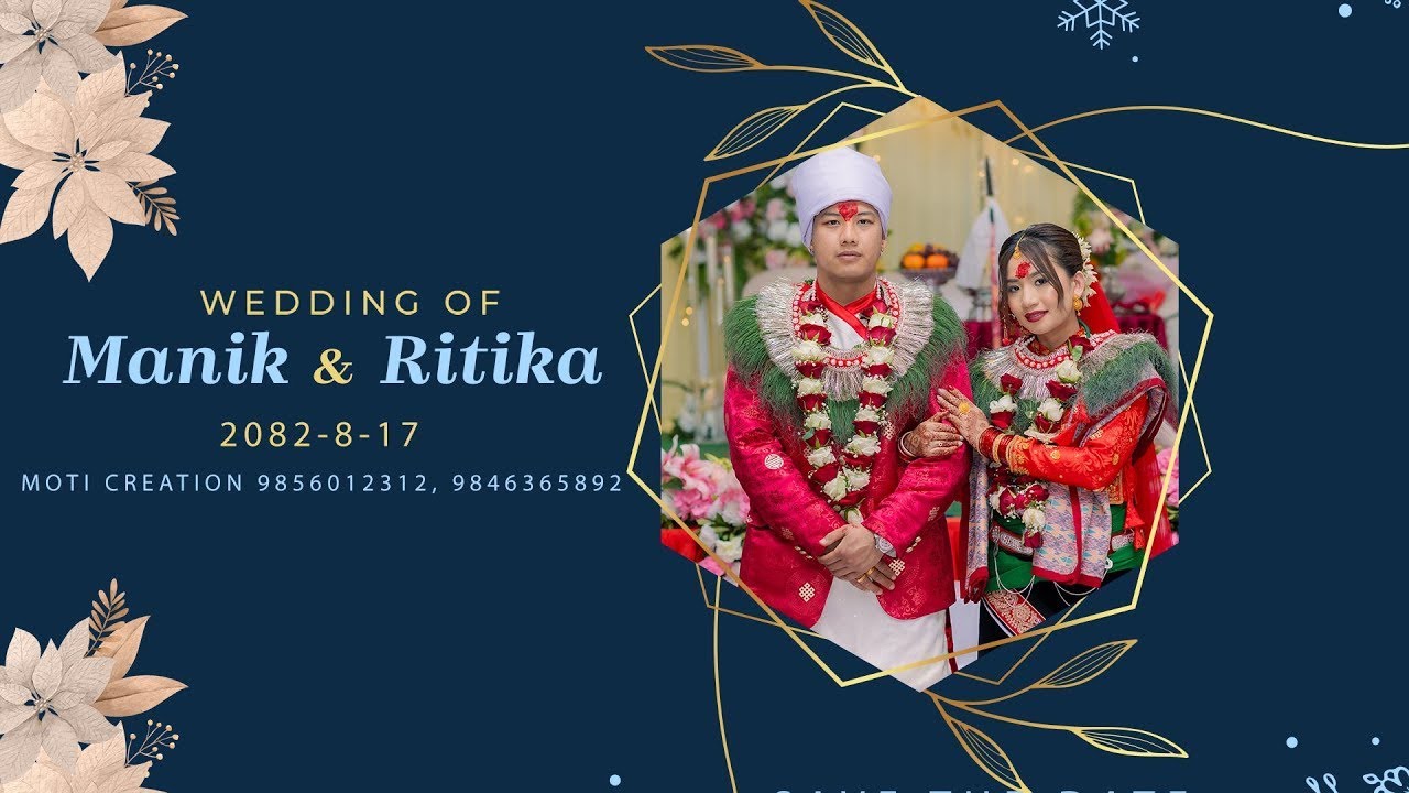 Manik Weds Ritika 4K Wedding Full Video❤️शुभ विवाह ❤️Congratulations Best Couple ❤️❤️2082-8-17❤️❤️