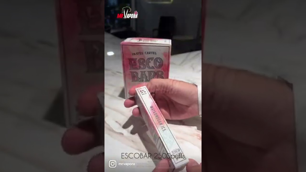 ESCOBAR DISPOSABLES 5% In stock Now . . .  #Mrvapora #vape #vaping