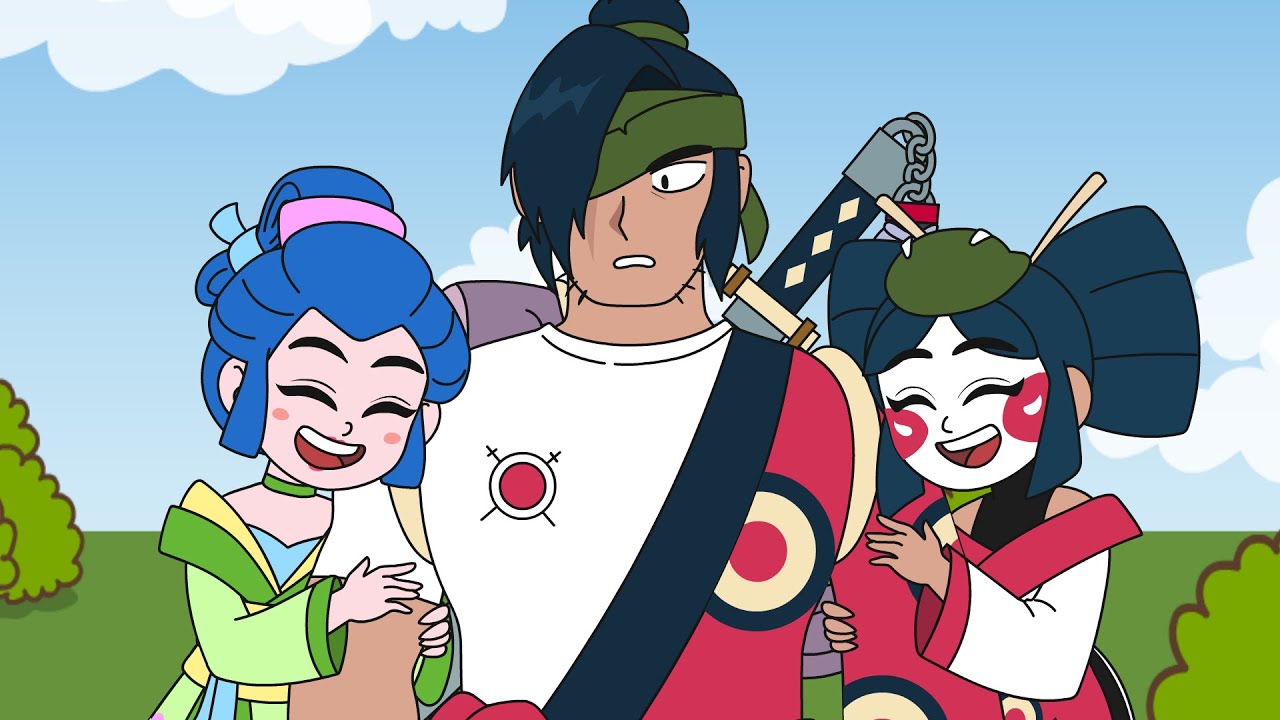 Brawl Stars Animation Kaze x Kenji x Tsukumogami Piper Skin