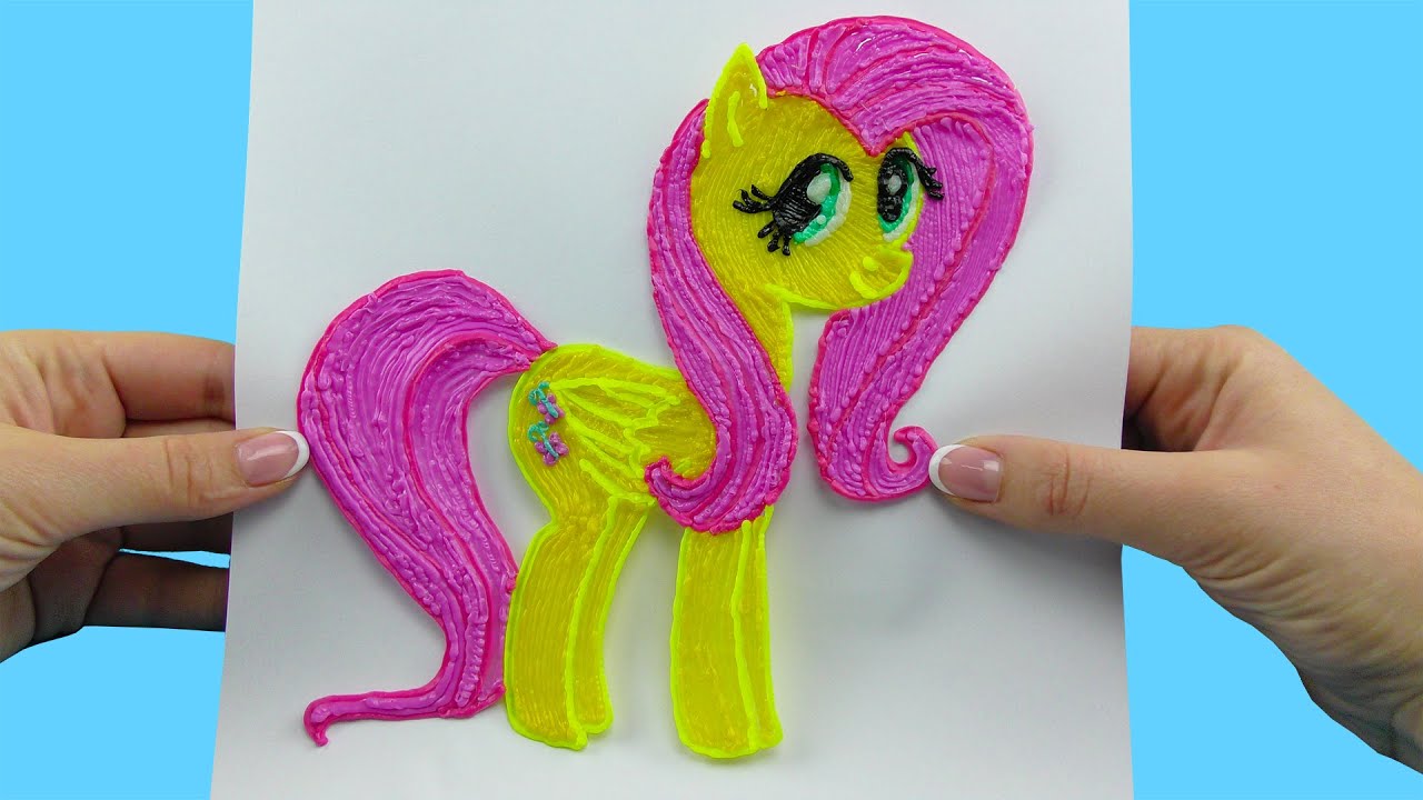 Fluttershy My Little Pony with 3d Pen!