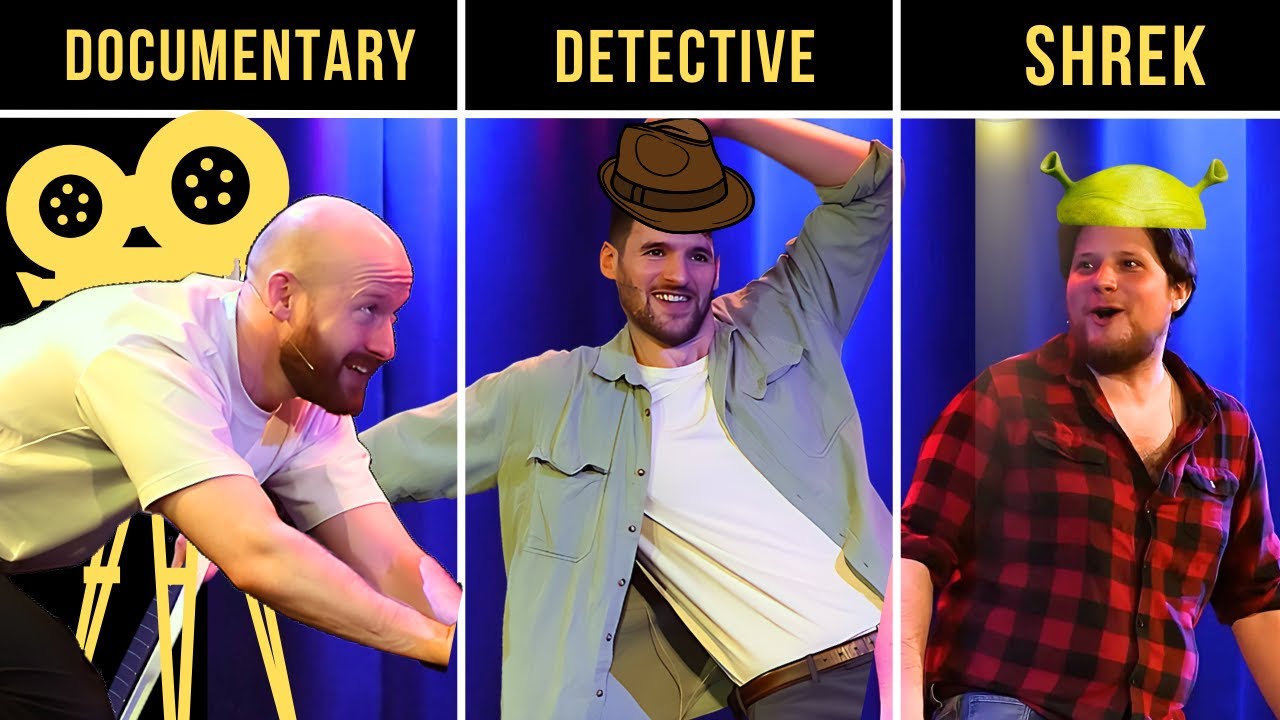 EVIL SCIENTIST and FRUITY HENCHMAN in 10 different GENRES | The GENRE Game