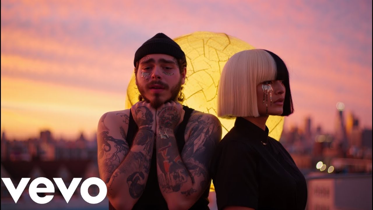 The Collab We All Needed 💔 Post Malone x Sia &ndash; &ldquo;Broken Halos&rdquo; (Lyrics Video)