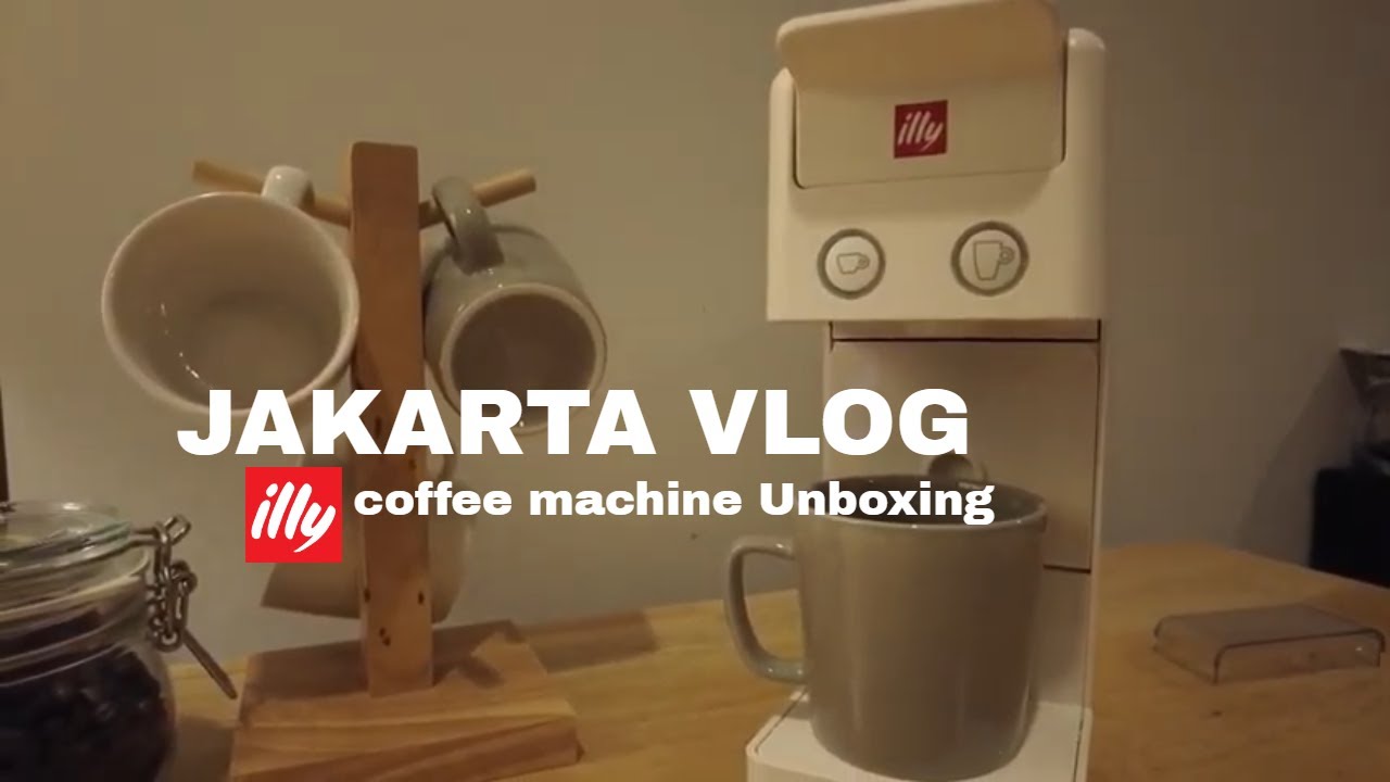 SUB) Korean Jakarta Vlog 🇮🇩 - illy coffee machine unboxing, home cafe, shopee haul, aesthetic vlog