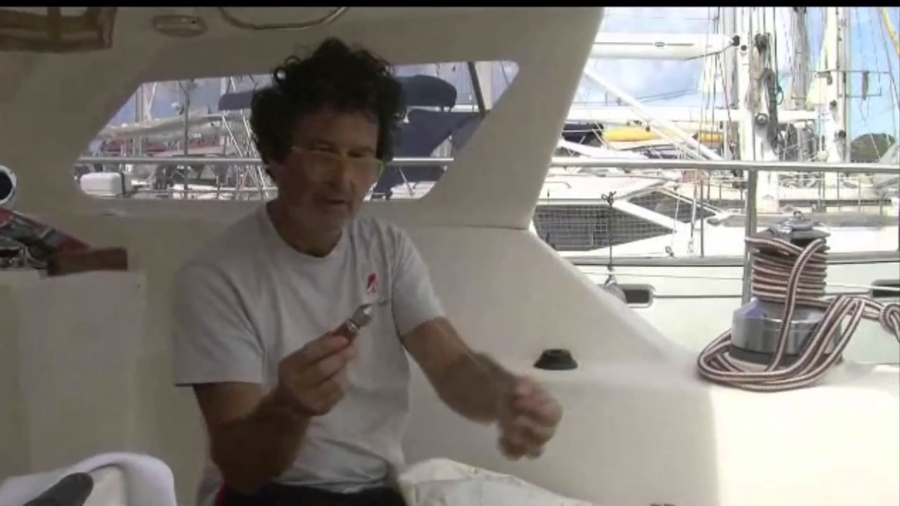 Easy stiching for boat canvas repair