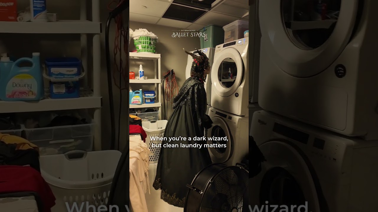 Когда ты тёмный волшебник, но чистое бельё имеет значение 💅