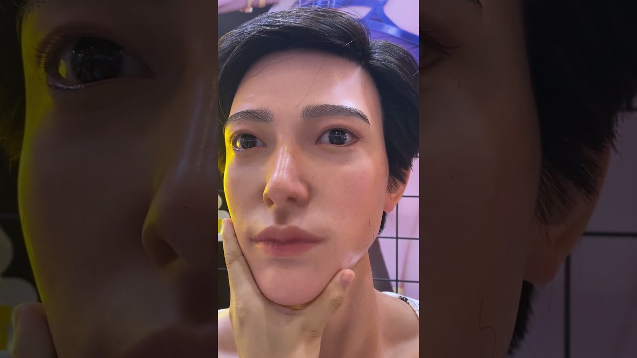 Male Silicone Doll Head Detail | Soft Elastic Skin & Natural Appearance