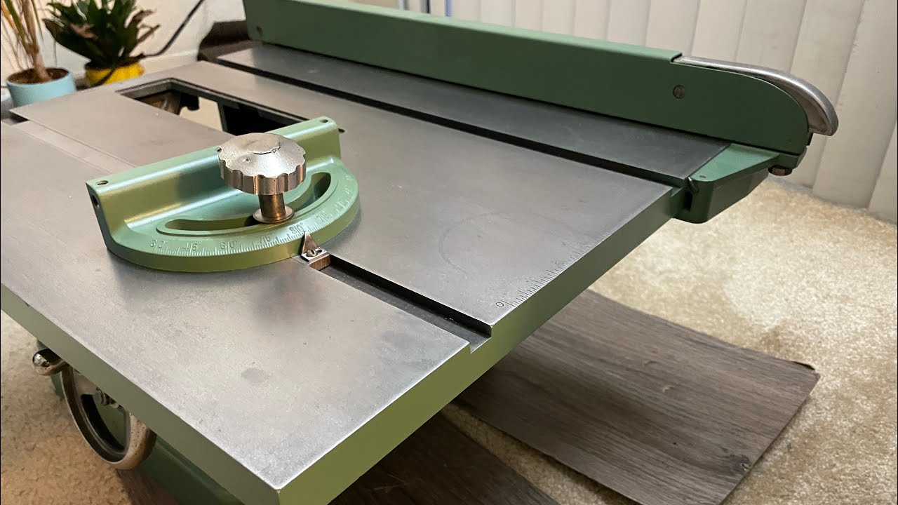 Vintage 1947 Power-King table saw Restoration. Model 282 Serial 939 restoration