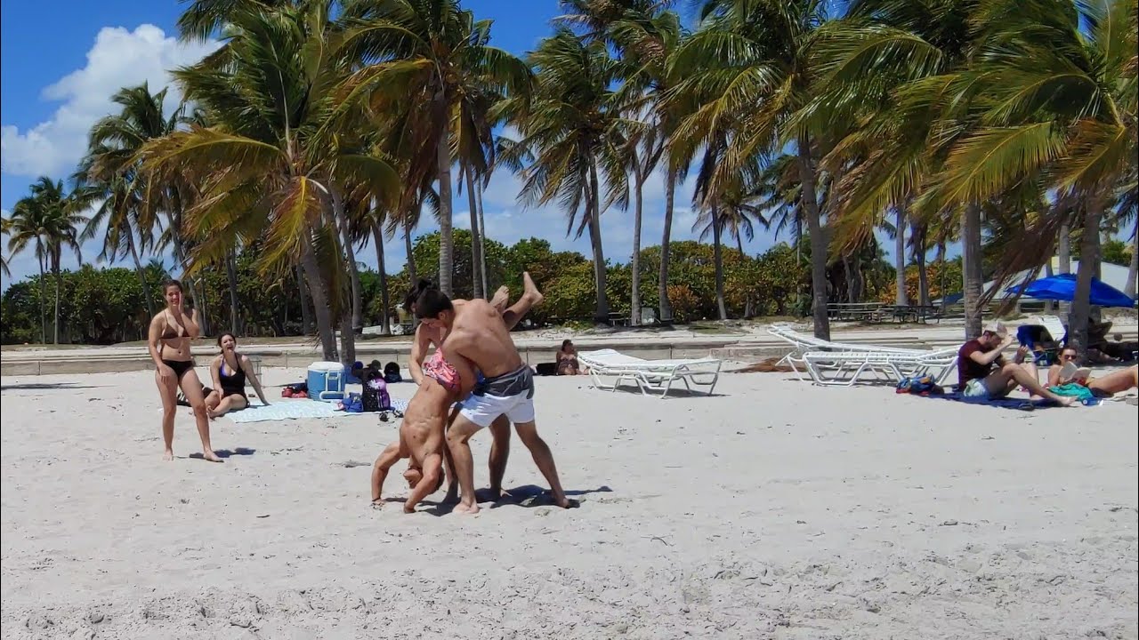 Crandon Park Beach Spring Break , Walking Tour , Miami FL March 24 2023