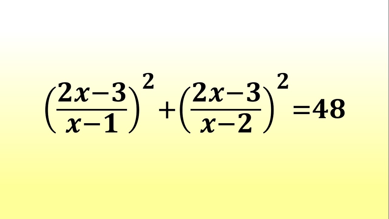 Solve Amazing Algebraic Equation Like A Genius | Give It a Try!