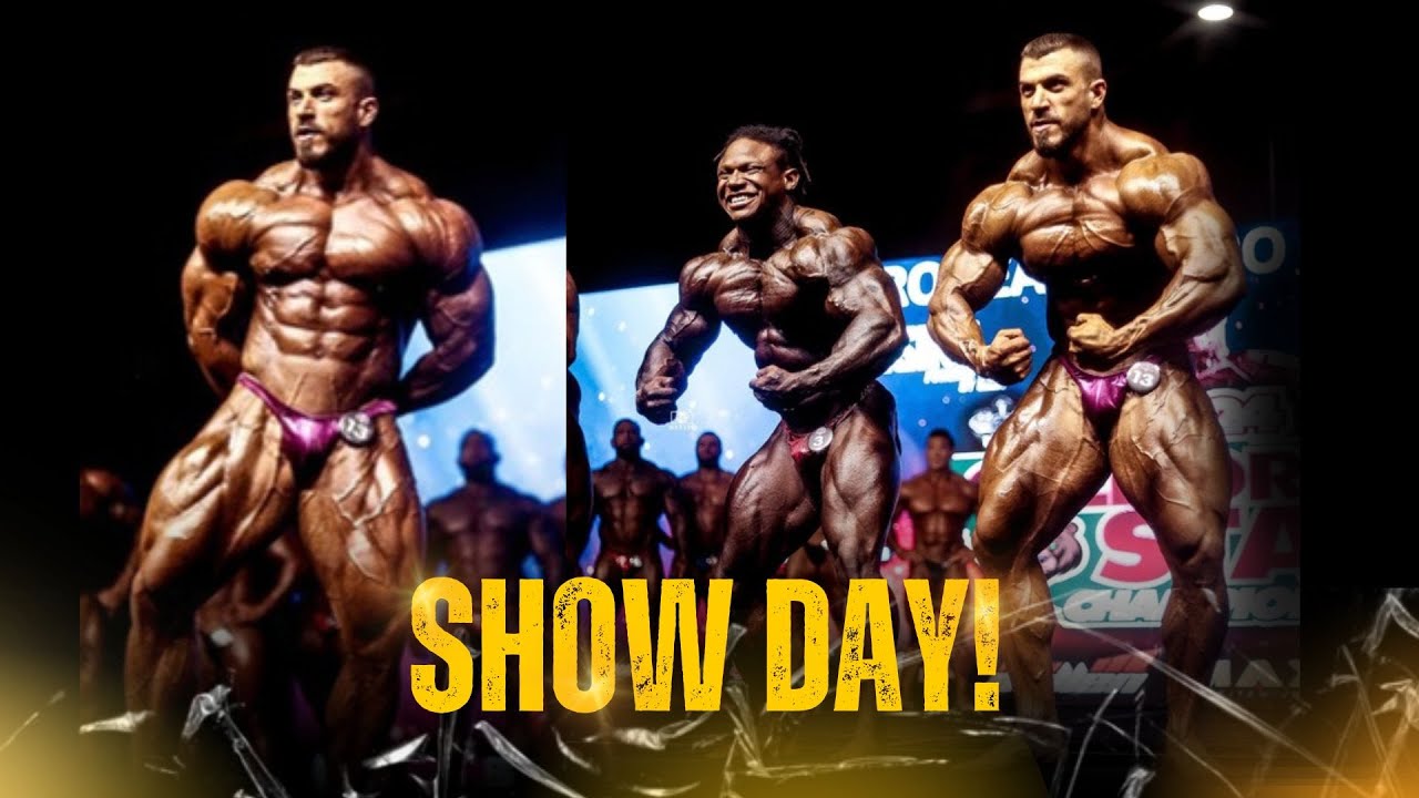 SHOW DAY!  CALIFORNIA STATE PRO
