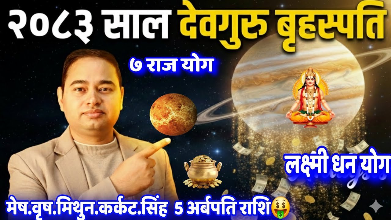 राशिफल २०८३ साल, देवगुरु बृहस्पति धनको वर्षा🤑, Rashifal 2083, Horoscope 2083, 2083 KO Rashifal earn,