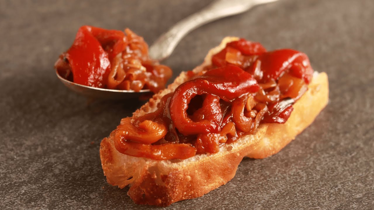 Silky Basque Peppers with Caramelized Onions (Piperade)
