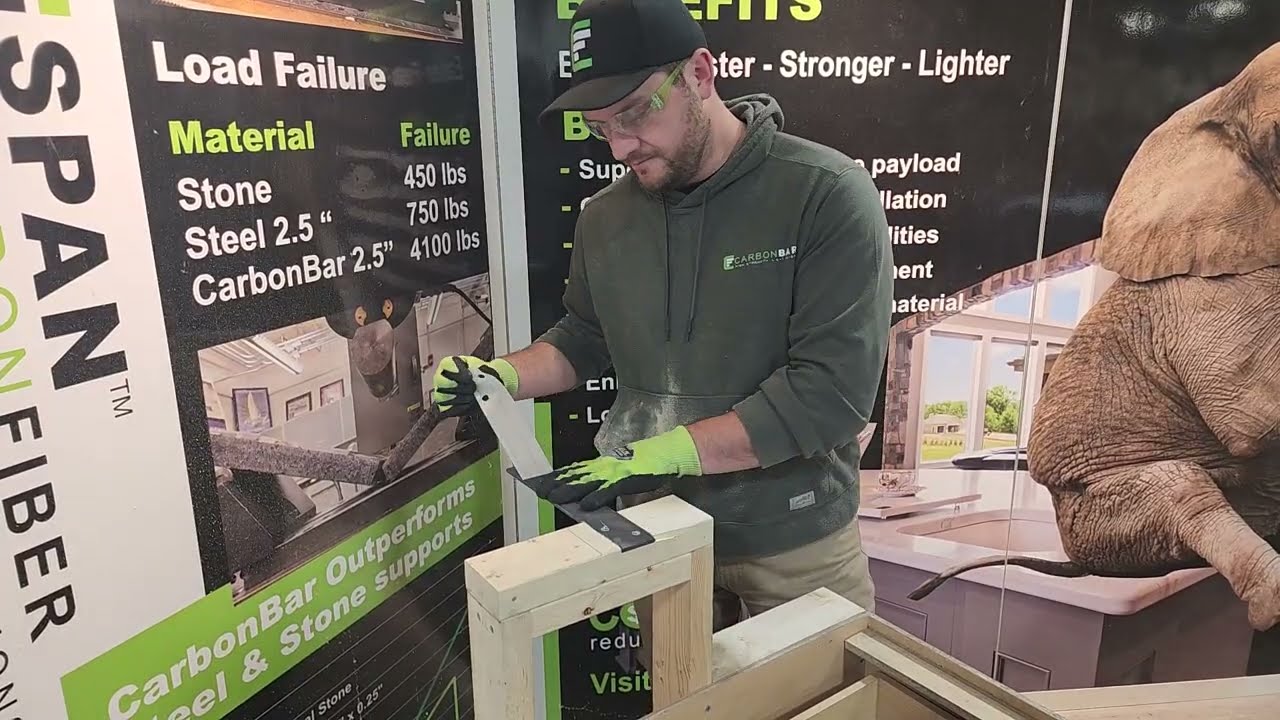 CarbonBar™ Knee Wall Installation with Routing Part 2