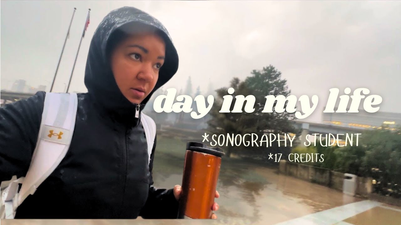 Productive Day In My Life | Full-Time Sonography Student | Realistic Day 6-9