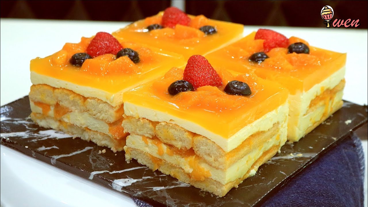 芒果提拉米苏食谱Mango Tiramisu Recipe|免烤食谱,马斯卡彭馅,母亲节食谱No Bake Recipe, Mascarpone Fillings, Mother's Day